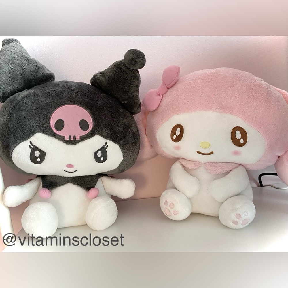 My Melody and Kuromi Plush Pair Sanrio Official